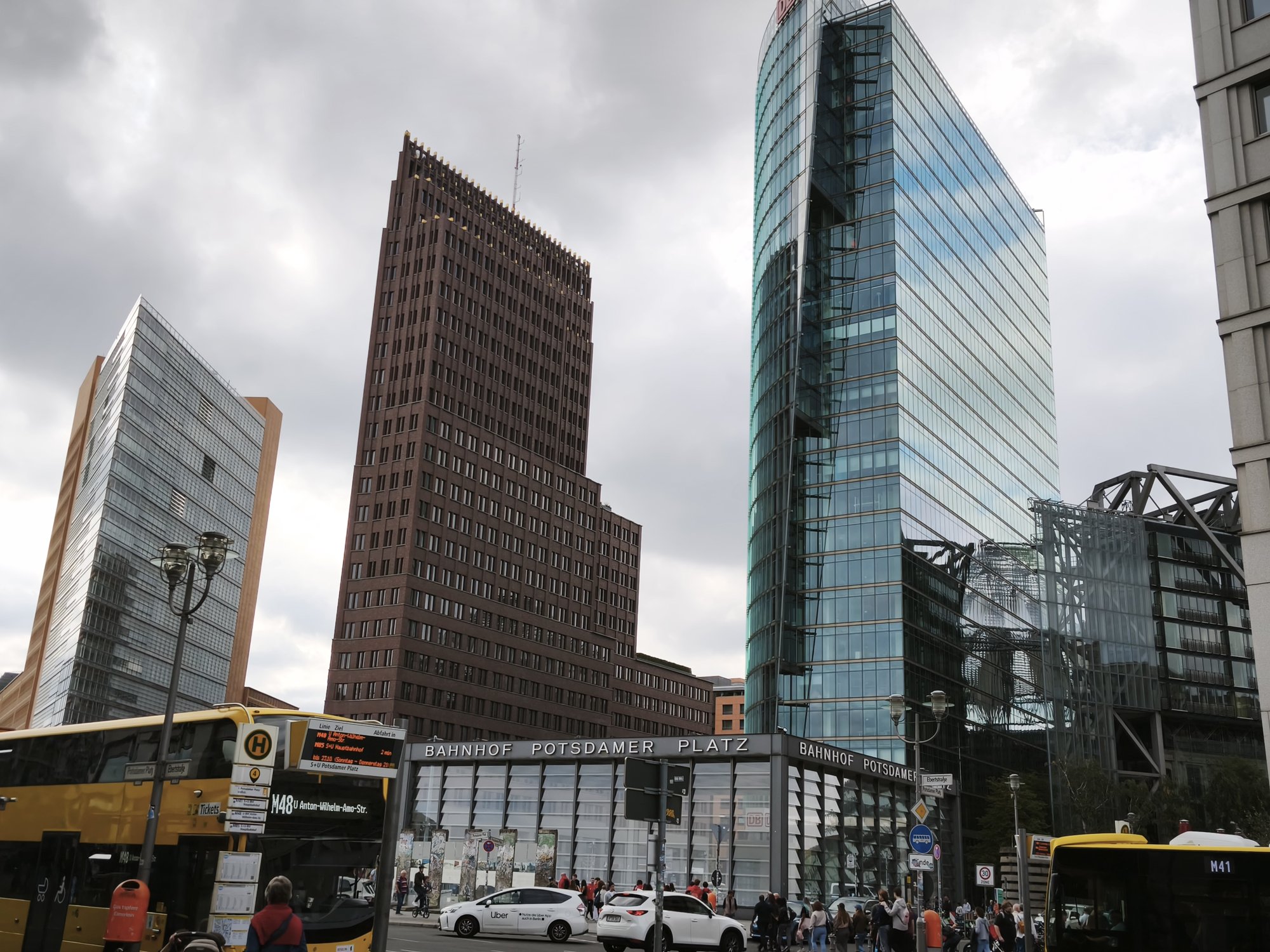 Hochhäuser am Potsdamer Platz, Berlin